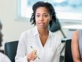 Woman talking to a group